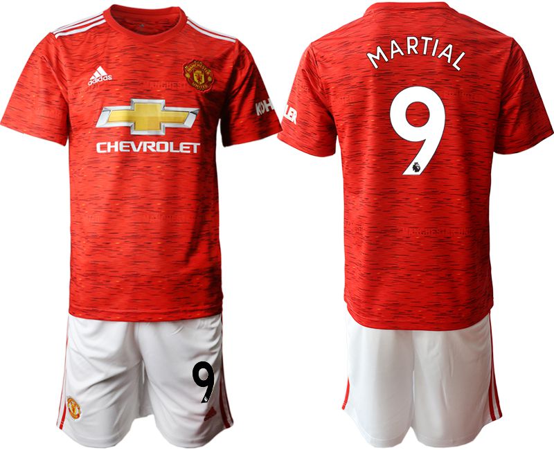 Men 2020-2021 club Manchester United home #9 red Soccer Jerseys->manchester united jersey->Soccer Club Jersey